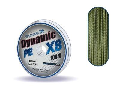 Captain Dynamic Soft PE 8 Örgü İp Misina 100mt Yeşil - 12
