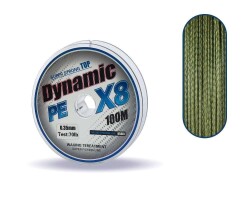 Captain Dynamic Soft PE 8 Örgü İp Misina 100mt Yeşil - 13