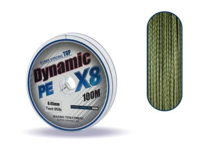 Captain Dynamic Soft PE 8 Örgü İp Misina 100mt Yeşil - 15