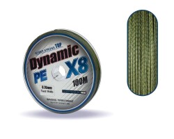 Captain Dynamic Soft PE 8 Örgü İp Misina 100mt Yeşil - 18