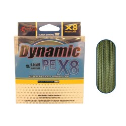 Captain Dynamic Soft PE 8 Örgü Spin İp Misina 150mt Yeşil - Captain