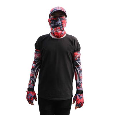 Captain Fisherman Style SET Cap+Eldiven+Kolluk+Buff - 13