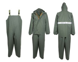 Captain Gırgırcı Yağmurluk Fermuarlı Alt Üst Takım Lüx Model - Captain