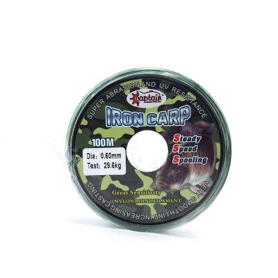 Captain İron Carp 100mt Monofilament Misina Kamuflaj - 1