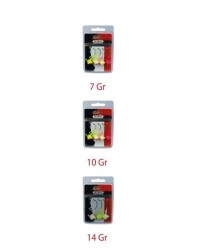 Captain Jig Head Bastet 4lü Mix Set Kesik Kafa Jig Head - 4