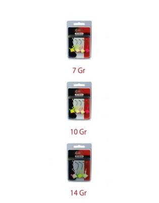 Captain Jig Head Bastet 4lü Mix Set Kesik Kafa Jig Head - 4