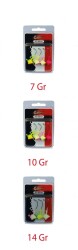 Captain Jig Head Bastet 4lü Mix Set Kesik Kafa Jig Head - 3