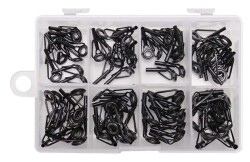 Captain Kamış Porselen Uç Seti 80li Kutu Black-Nikel 18-20-22-24-26mm - Captain