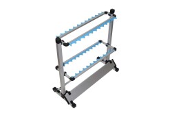 Captain Kamış Standı Katlanır Alüminyum Demonte Olta Standı 73x32x73cm - Captain