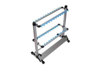 Captain Kamış Standı Katlanır Alüminyum Demonte Olta Standı 73x32x73cm - 1