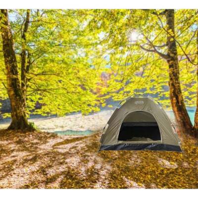 Captain Kamp Çadırı 7300 Sineklikli ve Çubuklu Kolay Kurulan 200X150X110cm - 3