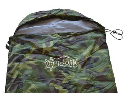 Captain Kamp Uyku Tulumu 7406 Mumya Tipi 190+30x50x75 cm Kamuflaj - 2