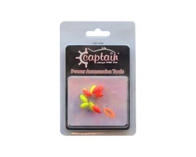 Captain Renkli Köpük Boncuk Oval 10lu Paket - 2