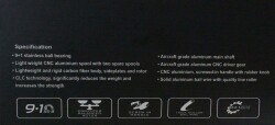 Captain Sapphire PRO 2500-2508-3000 Spin Makine 9+1 BB - 13