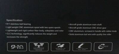 Captain Sapphire PRO 2500-2508-3000 Spin Makine 9+1 BB - 13
