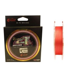 Captain Upgrade Aji PE 4X Slicone Coating İp Misina 150mt Pink White - Captain