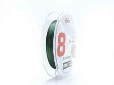 Captain X8 Kadett Tech PE 8 Örgü Spin İpi 150mt Dark Green - 2