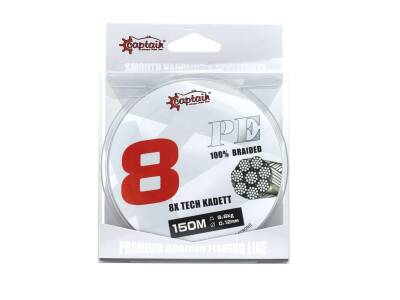 Captain X8 Kadett Tech PE 8 Örgü Spin İpi 150mt Dark Green - 3