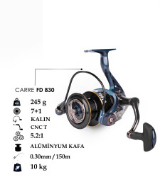 CARRE FD-830 AL KAFA METAL CNC KOL 7+1 BB - ALESTA