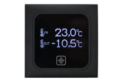 Cbe Gösterge Oled Ekranlı Dokunmatik İç ve Dış Ortam Derece Ölçer - PT738/GR - 1