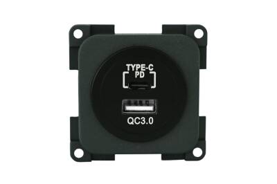 Cbe Usb 5V/3A + Typc-E 5V/3A Kapaklı - MP2USBC/G - 1