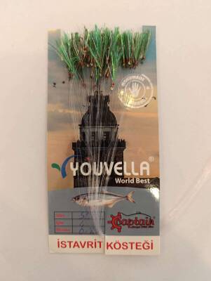 Çinekop Kösteği UV-GLOW Simli Youvella Kartonda 50 İğne 025mm Köstek - 12