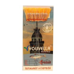 Çinekop Kösteği UV-GLOW Simli Youvella Kartonda 50 İğne 025mm Köstek - 4