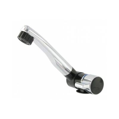 Comet Musluk Mixer London Krom Siyah Katlanır (Sıcak - Soğuk) - 1