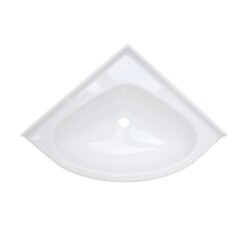 Comet Oval Köşe 420x420 mm Polistiren Lavabo - Comet