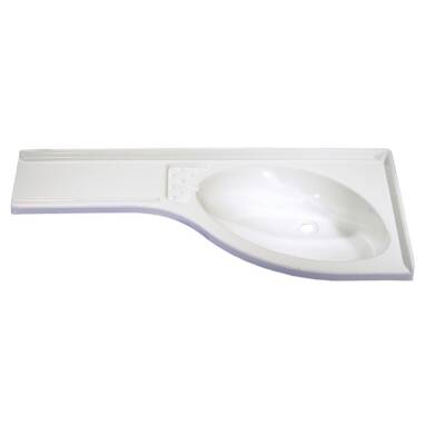 Comet Sol Lavabo 840x375 mm Polistiren Lavabo - 1