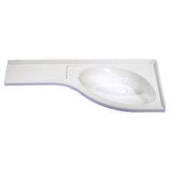 Comet Sol Lavabo 840x375 mm Polistiren Lavabo - Comet