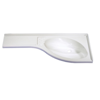 Comet Sol Lavabo 840x375 mm Polistiren Lavabo - 1