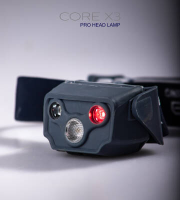 CORE X3 PRO HEAD LAMP 3 IŞIK KAFA LAMBASI - 4