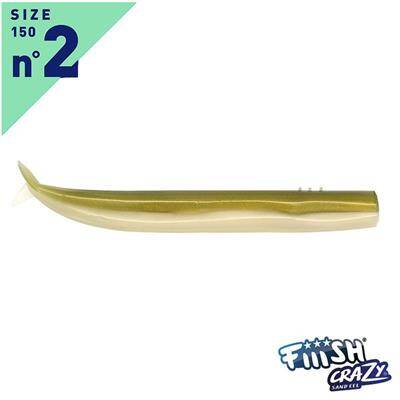 Crazy Sandeel CSE150/2 CSE232 3X Gövde OR Silikon Yem - 1