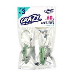 Crazy Sandeel CSE220/CSE225 60gr Off Shore Jig Head - Fiiish
