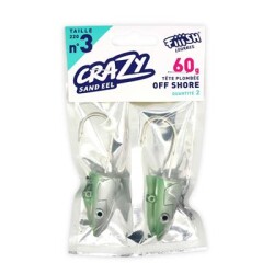 Crazy Sandeel CSE220/CSE225 60gr Off Shore Jig Head - Fiiish