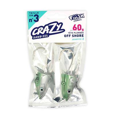 Crazy Sandeel CSE220/CSE225 60gr Off Shore Jig Head - 1