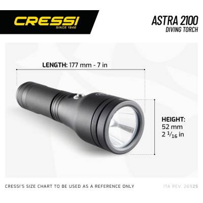 Cressi Astra 2100 Su Altı Feneri - 5