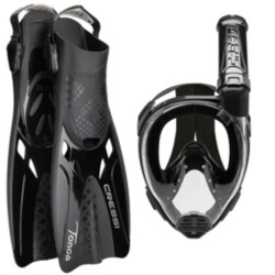 Cressi Baron + Tonga Maske Şnorkel Seti - 12