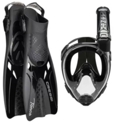 Cressi Baron + Tonga Maske Şnorkel Seti - 8