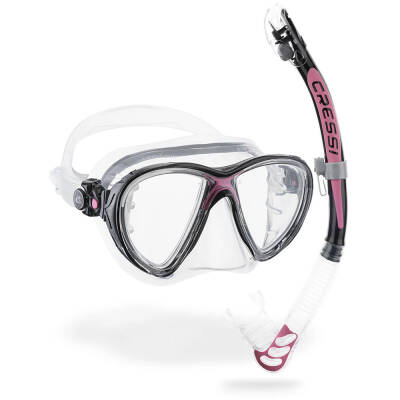 Cressi Big Eyes Evolution Maske Alpha Ultra Dry Şnorkel Seti - 1