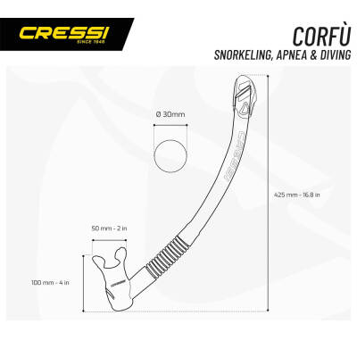 Cressi Corfu Şnorkel - 10