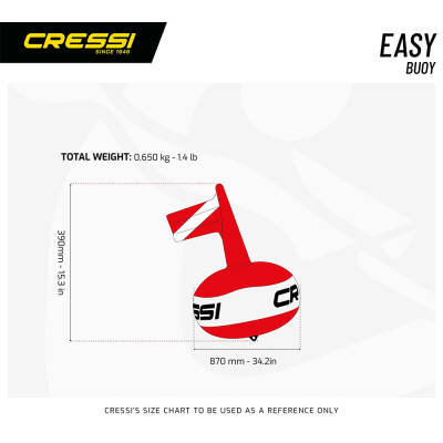 Cressi Easy Buoy Dalış Şamandırası - 5