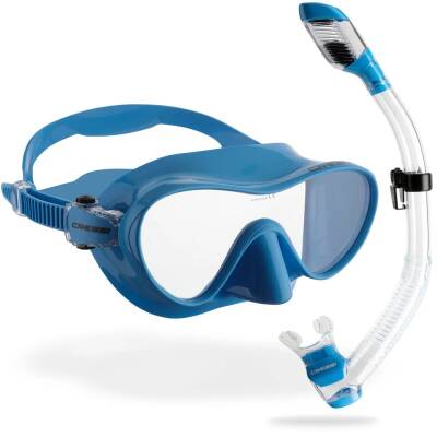 Cressi F1 Black + Dry Maske Şnorkel Seti - 36