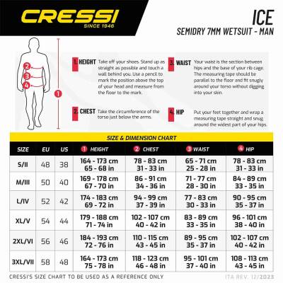 Cressi Ice Man Semi-Dry Dalış Elbisesi - 11