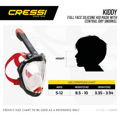 Cressi Kiddy Çocuk Dalış Maskesi - 22