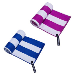 Cressi Mikrofiber Çizgili Plaj Havlusu - 9