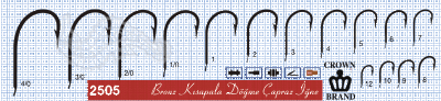 Crown Olta İğnesi 2505 100lü - 5