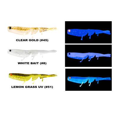DAIWA BAIT JUNKIE 6CM PRAWN, (8 ADET) - 3