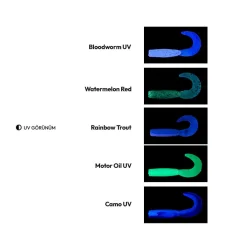 Daiwa Bait Junkie Grub 6.35 Cm Silikon Yem (8 Adet) - 2